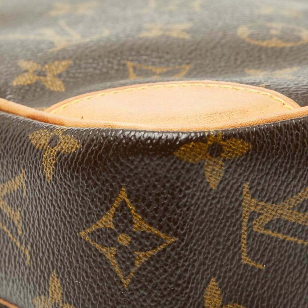 LOUIS VUITTON Authentic Brown Monogram Leather Shoulder Bag - Picture 10 of 13